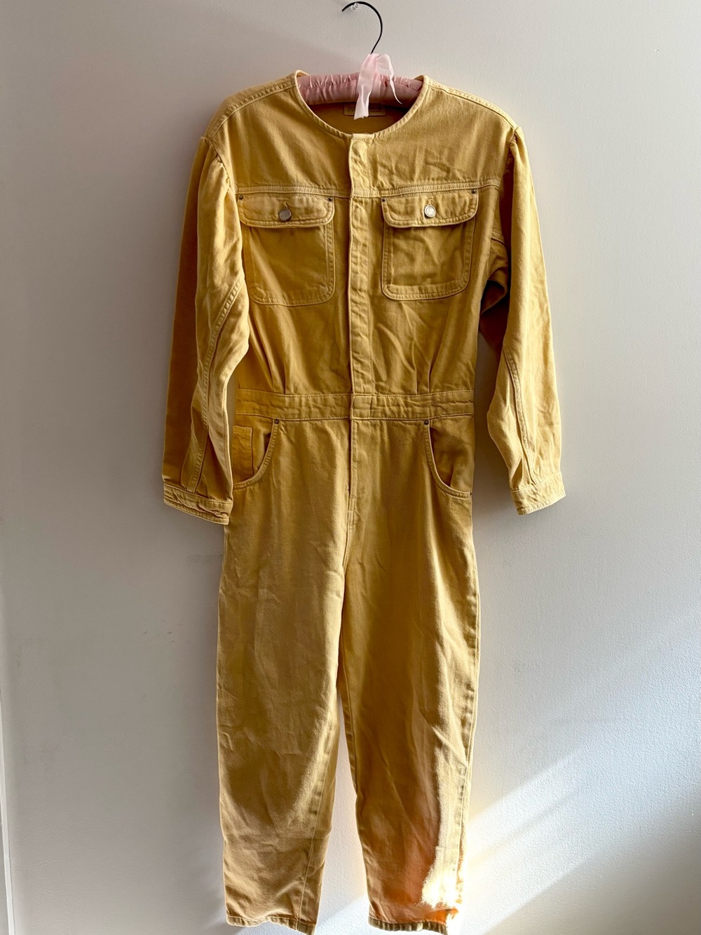 ZARA Kids Yellow Utility Jumpsuit - Sz 13/14